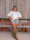 Patchwork Bow tee!!