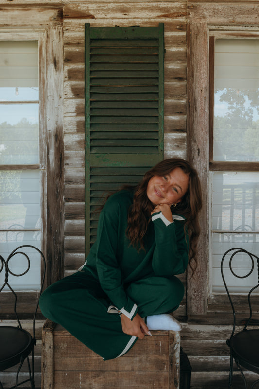 GREEN crochet set (set)