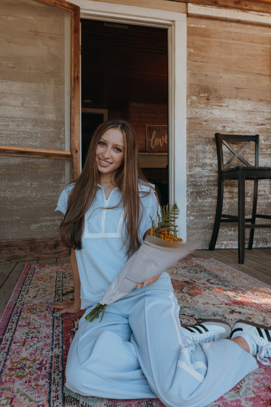 Blue & Lace lounge set!! (PANTS)