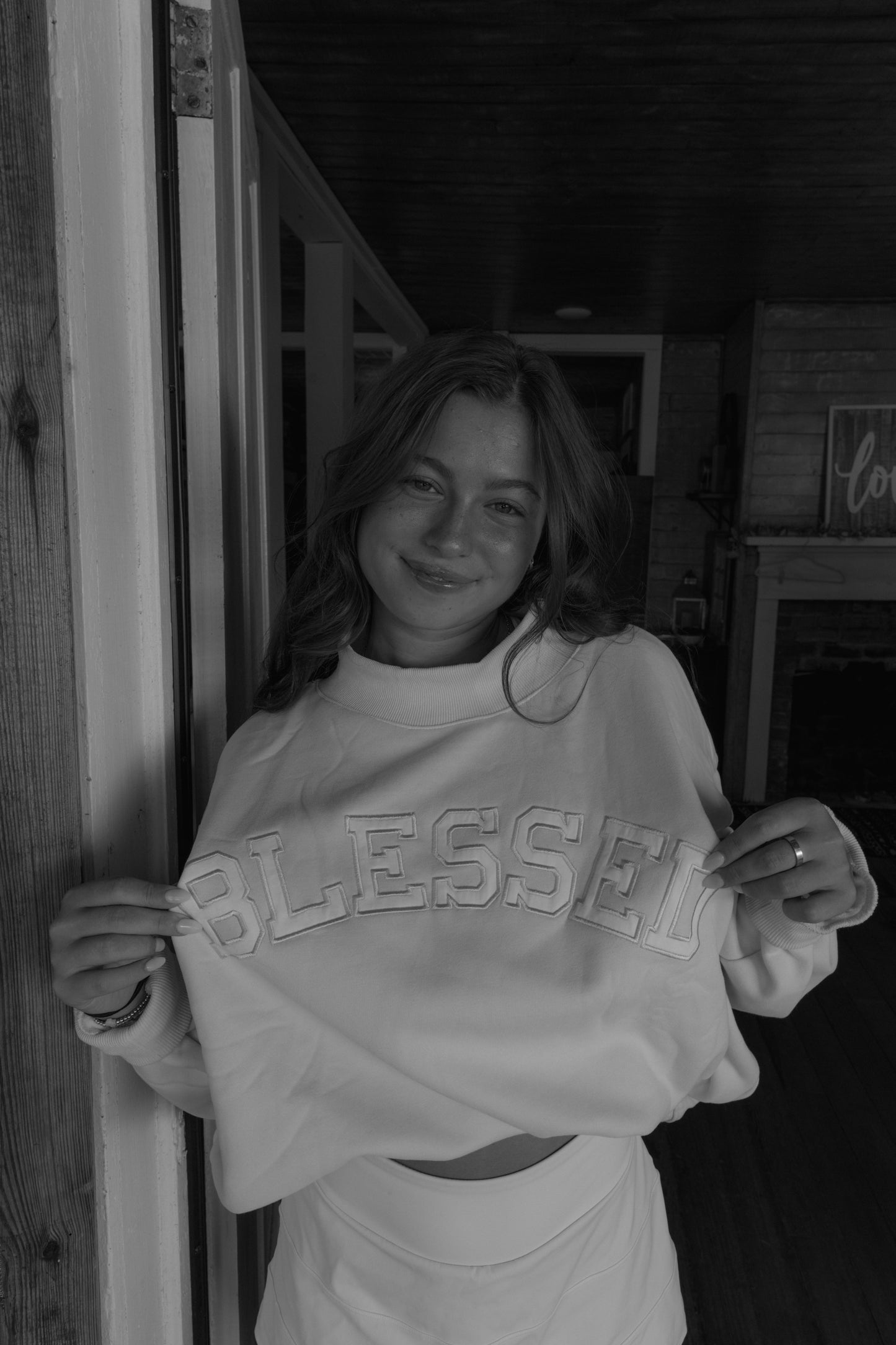 BLESSED 💗 (Mock-Neck)
