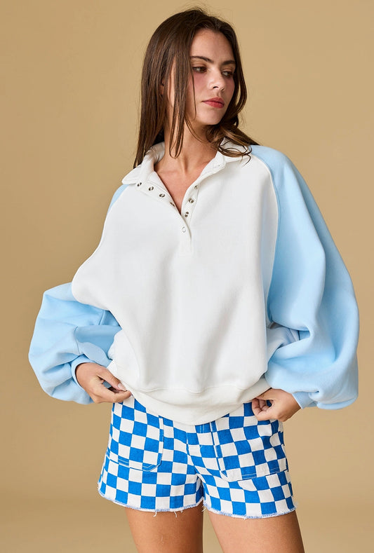 Up in the clouds crew neck