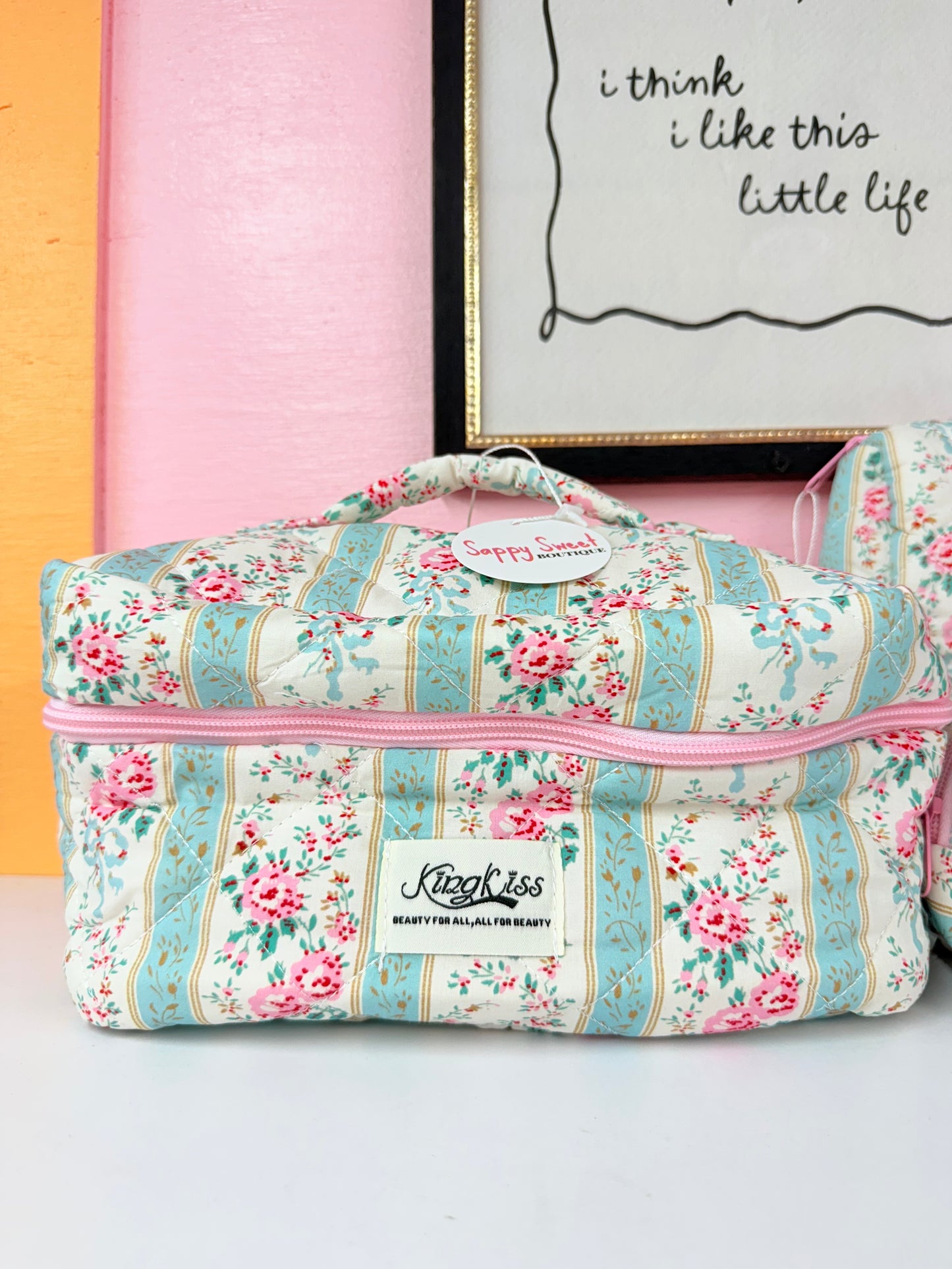 Teal&Pink garden girl bags
