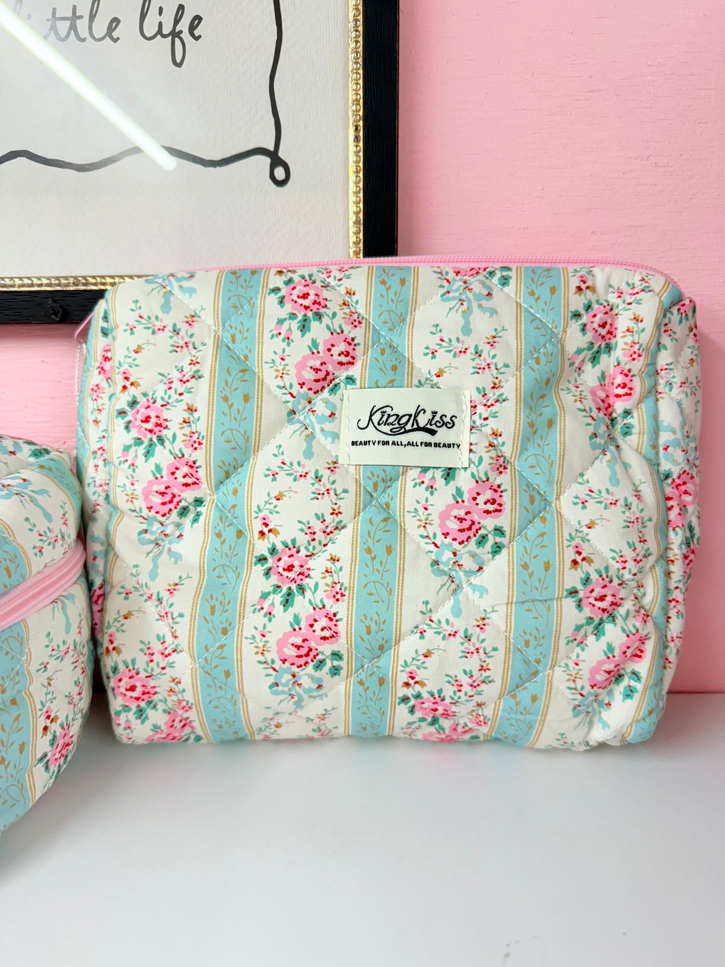 Teal&Pink garden girl bags