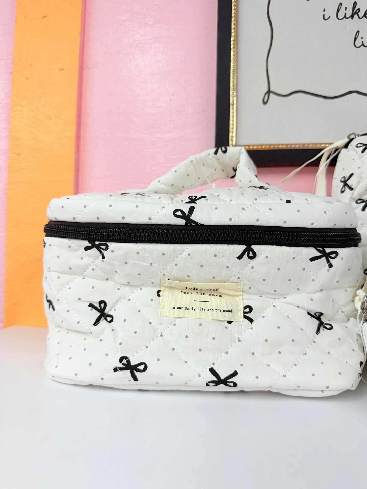 Black & White bow bags