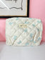 Blue bow bag