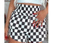 Black & white Checkered shorts