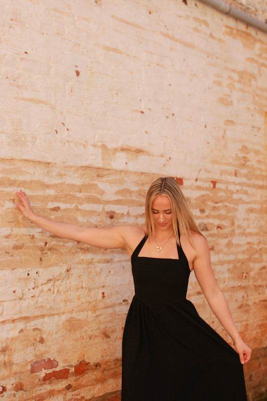 Classy black MAXI Dress