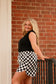 Black & white Checkered shorts